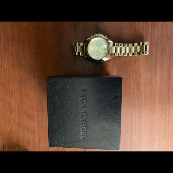 Micheal Kors Women’s Chronograph Gold Tone  Watch